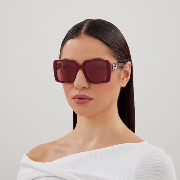 ?️ New Gucci GG1692S 002 Sunglasses - Havana Frame, Brown Lenses main image 7